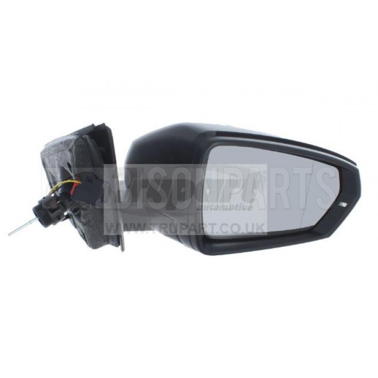 BLACK TEXTURED CABLE ADJUST MIRROR HEAD DRIVER SIDE RH