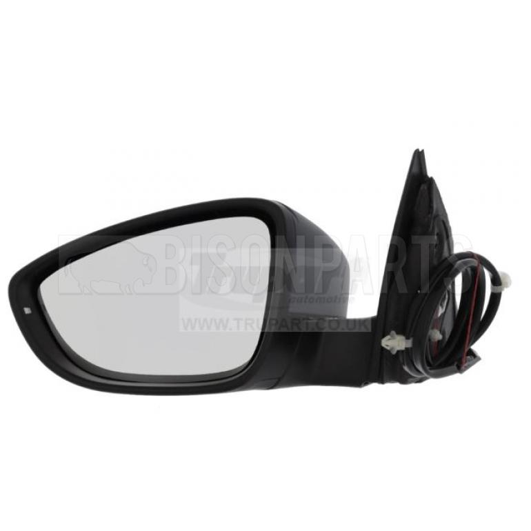 PRIMED ELECTRIC ADJUST POWER FOLDING HEATED MIRROR HEAD PASSENGER SIDE LH