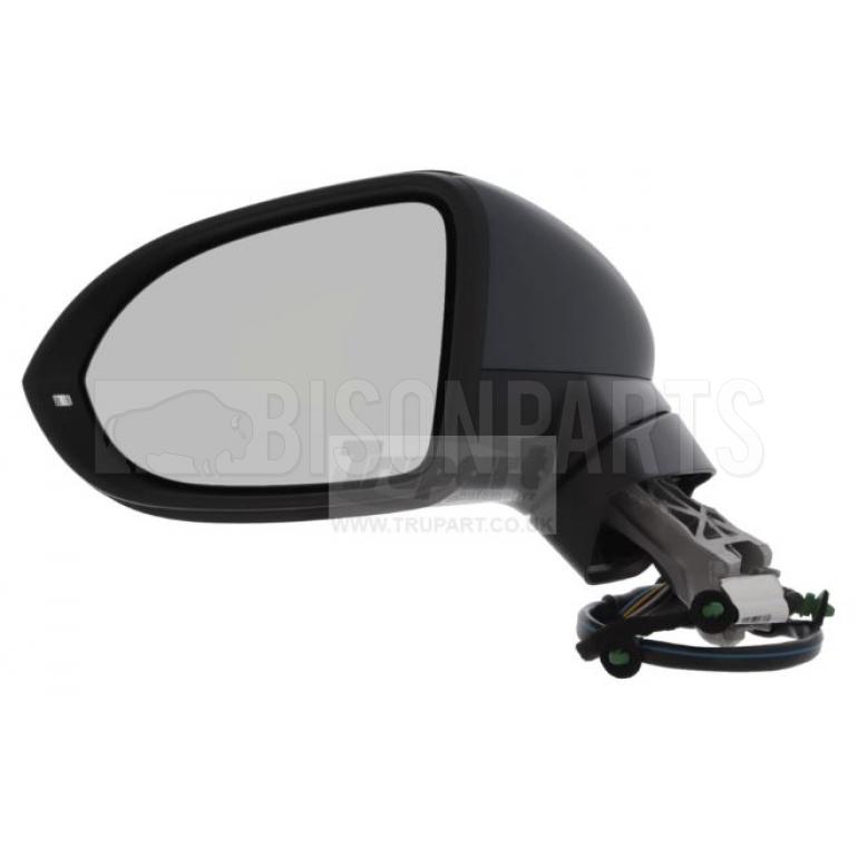 PRIMED ELECTRIC ADJUST POWER FOLDING HEATED MIRROR HEAD PASSENGER SIDE LH