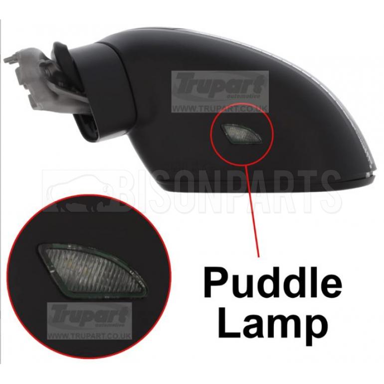 PRIMED ELECTRIC ADJUST POWER FOLDING HEATED MIRROR HEAD PASSENGER SIDE LH