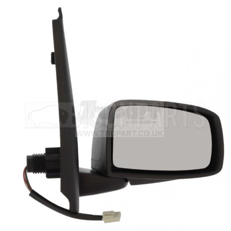 BLACK TEXTURED ELECTRIC ADJUST HEATED MIRROR HEAD DRIVER SIDE RH