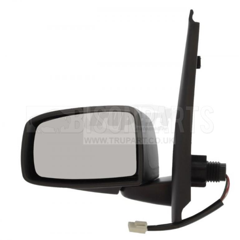 BLACK TEXTURED ELECTRIC ADJUST HEATED MIRROR HEAD PASSENGER SIDE LH