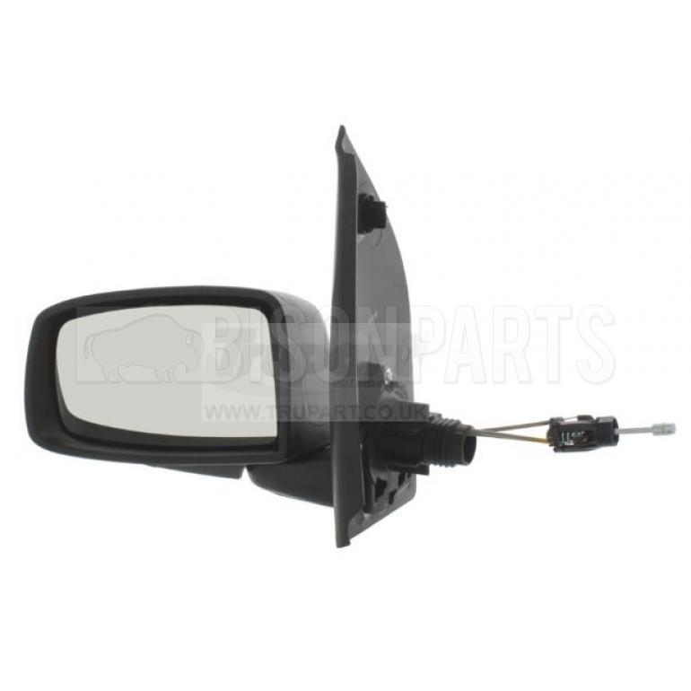 BLACK TEXTURED CABLE ADJUST MIRROR HEAD PASSENGER SIDE LH
