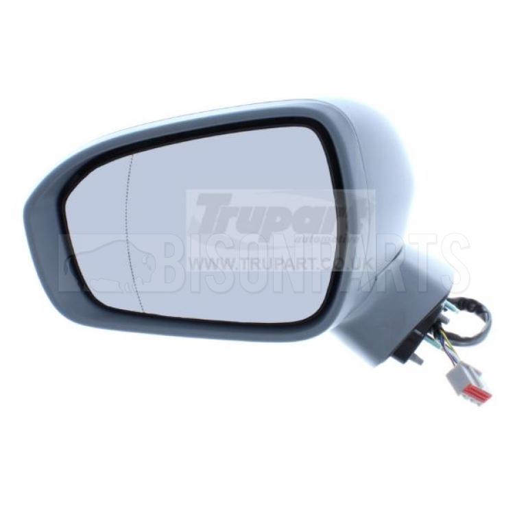 PRIMED ELECTRIC ADJUST HEATED MIRROR HEAD PASSENGER SIDE LH