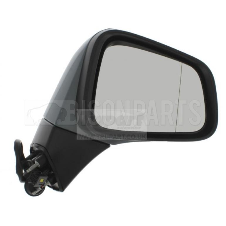 GREY ELECTRIC ADJUST POWER FOLDING HEATED MIRROR HEAD DRIVER SIDE RH