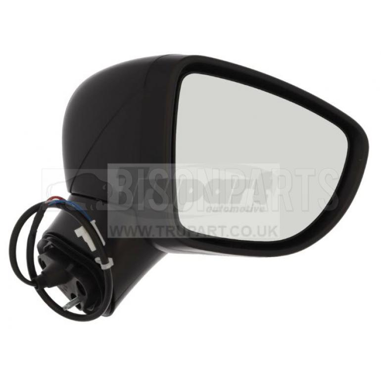 BLACK TEXTURED ELECTRIC ADJUST MIRROR HEAD DRIVER SIDE RH