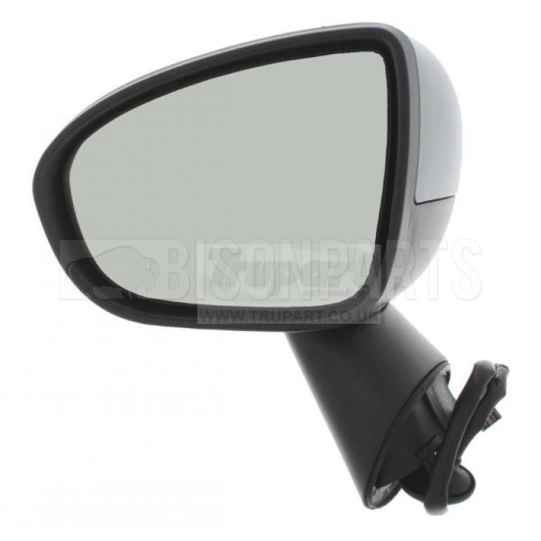BLACK & PRIMED ELECTRIC ADJUST HEATED MIRROR HEAD PASSENGER SIDE LH