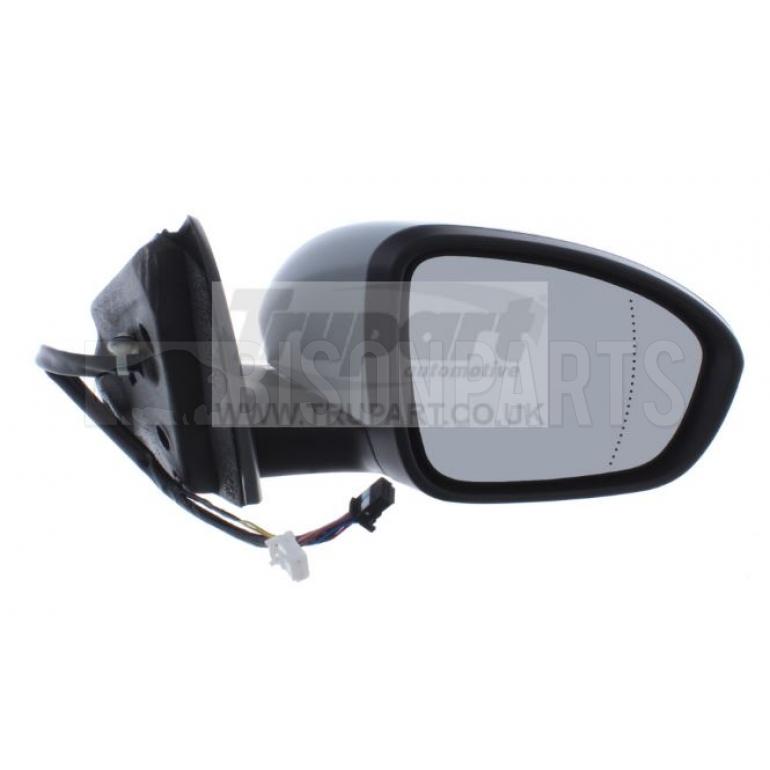 GREY ELECTRIC ADJUST POWER FOLDING HEATED MIRROR HEAD DRIVER SIDE RH
