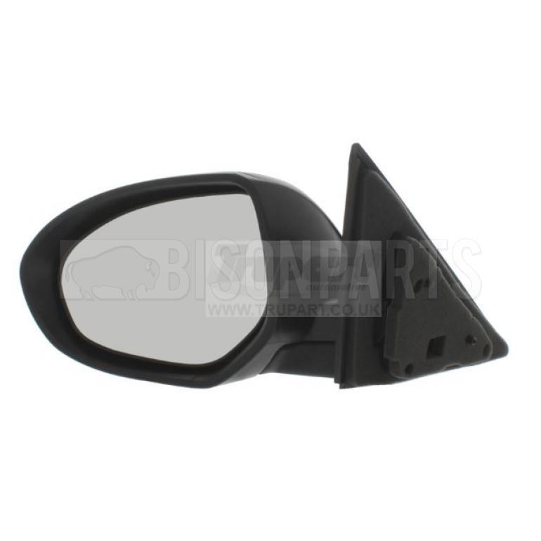 BLACK ELECTRIC ADJUST HEATED MIRROR HEAD PASSENGER SIDE LH