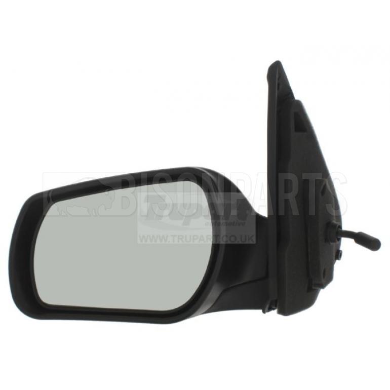 BLACK TEXTURED CABLE ADJUST MIRROR HEAD PASSENGER SIDE LH