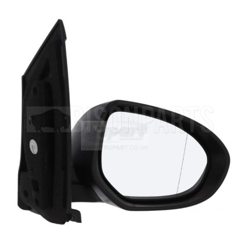 BLACK ELECTRIC ADJUST HEATED MIRROR HEAD DRIVER SIDE RH
