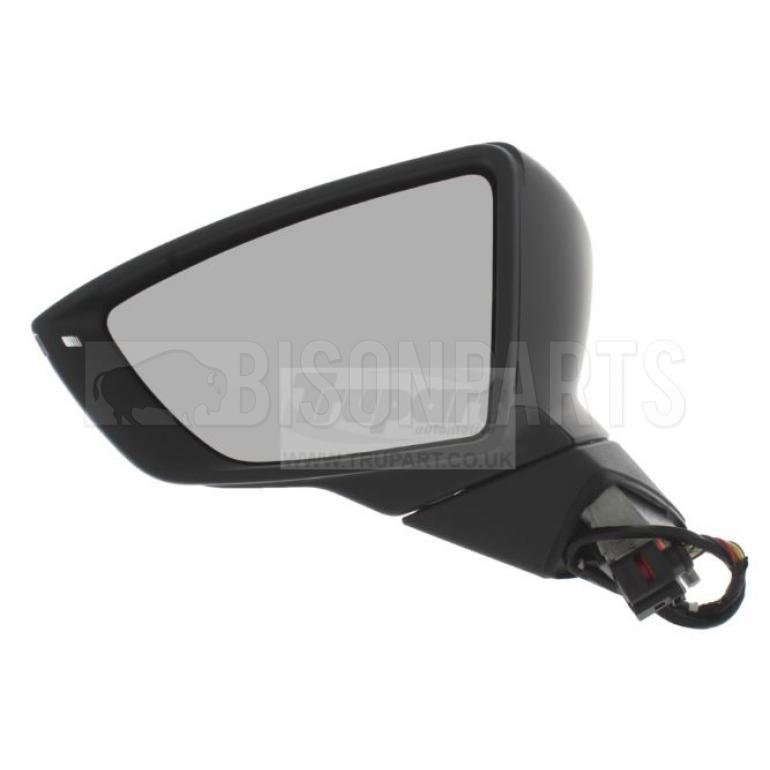 PRIMED ELECTRIC ADJUST POWER FOLDING HEATED MIRROR HEAD PASSENGER SIDE LH