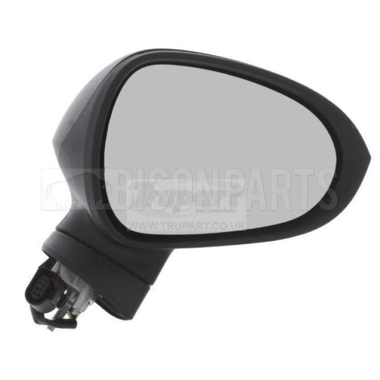 BLACK ELECTRIC ADJUST HEATED MIRROR HEAD DRIVER SIDE RH
