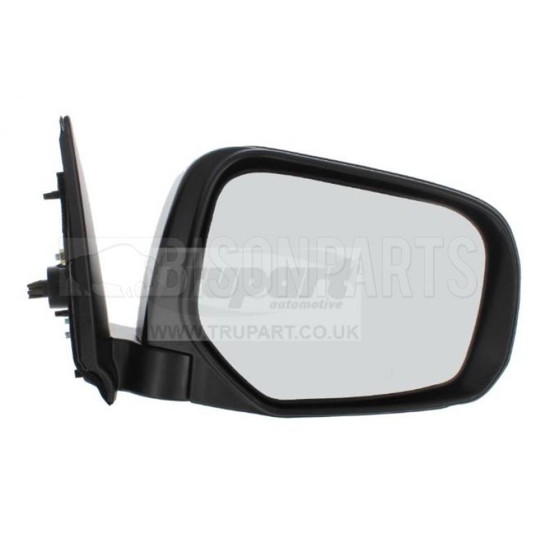 BLACK TEXTURED MANUAL ADJUST MIRROR HEAD DRIVER SIDE RH
