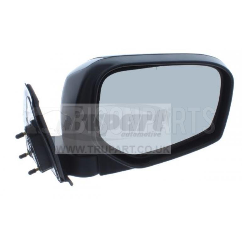 BLACK TEXTURED MANUAL ADJUST MIRROR HEAD DRIVER SIDE RH