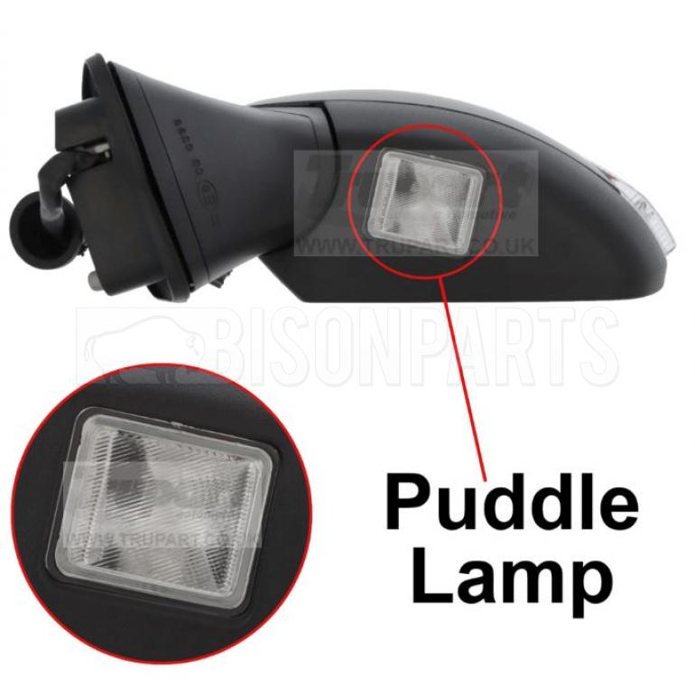 PRIMED ELECTRIC ADJUST POWER FOLDING HEATED MIRROR HEAD PASSENGER SIDE LH