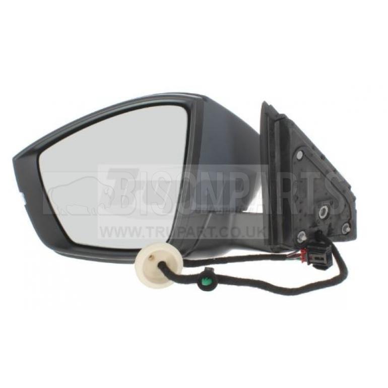 PRIMED ELECTRIC ADJUST POWER FOLDING HEATED MIRROR HEAD PASSENGER SIDE LH