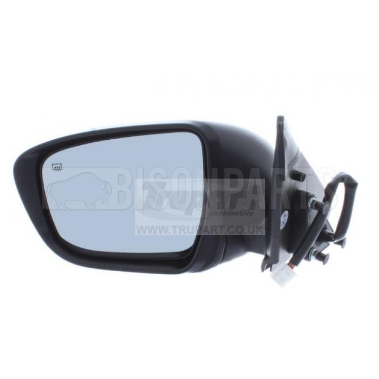 BLACK ELECTRIC ADJUST POWER FOLDING HEATED MIRROR HEAD PASSENGER SIDE LH