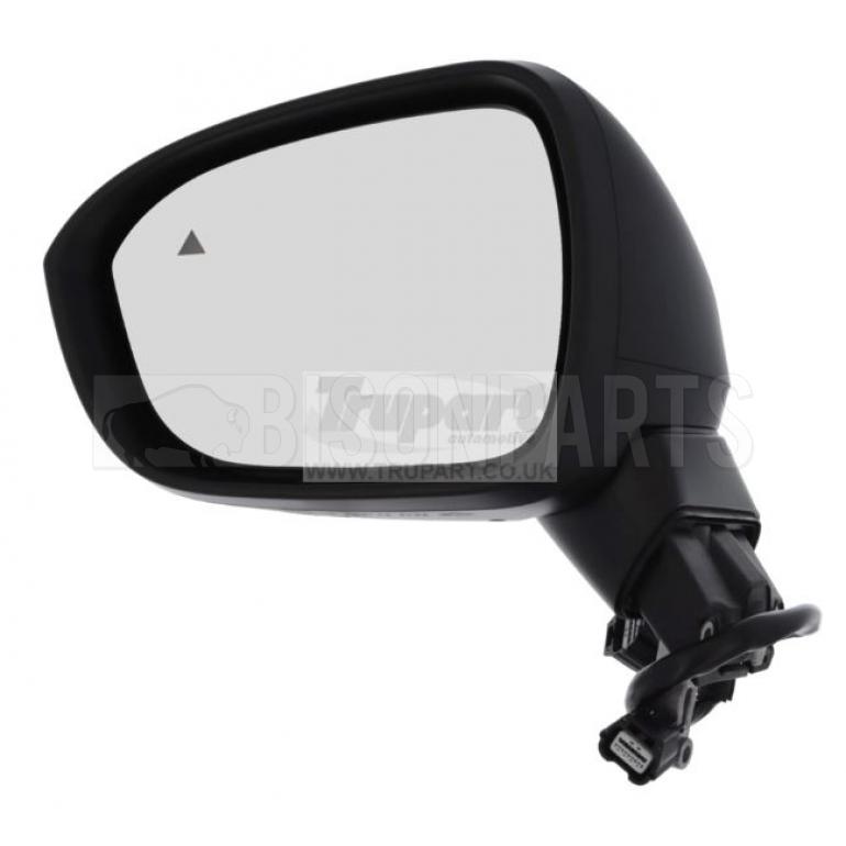 PRIMED ELECTRIC ADJUST POWER FOLDING HEATED MIRROR HEAD PASSENGER SIDE LH
