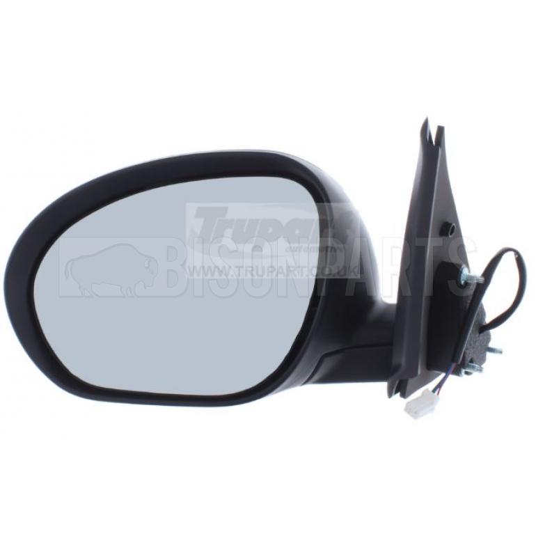 BLACK ELECTRIC ADJUST MIRROR HEAD PASSENGER SIDE LH