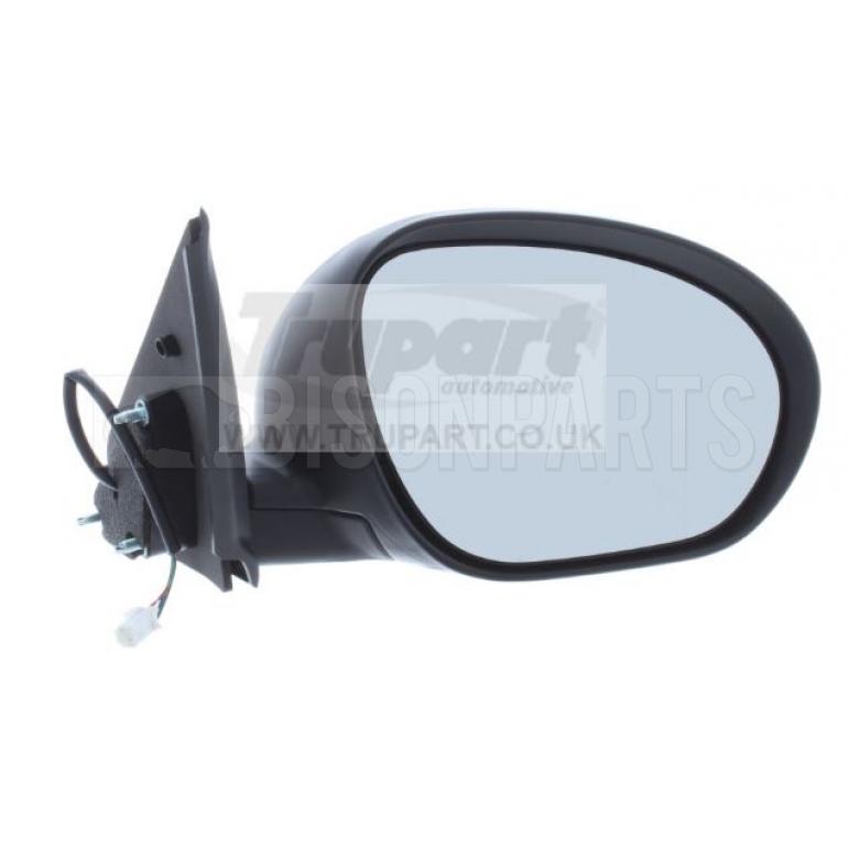 BLACK TEXTURED ELECTRIC ADJUST MIRROR HEAD DRIVER SIDE RH