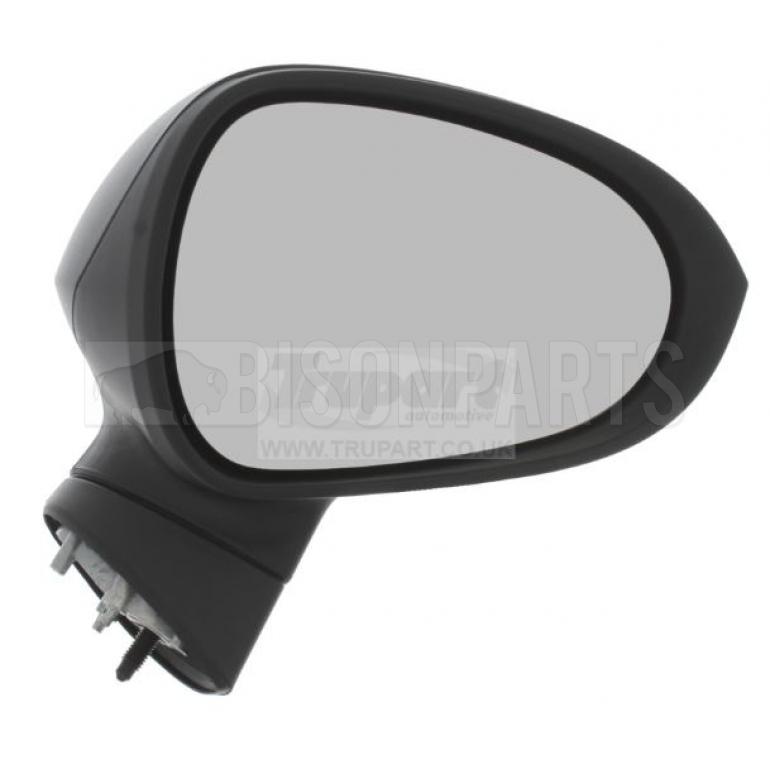 BLACK TEXTURED ELECTRIC ADJUST HEATED MIRROR HEAD DRIVER SIDE RH
