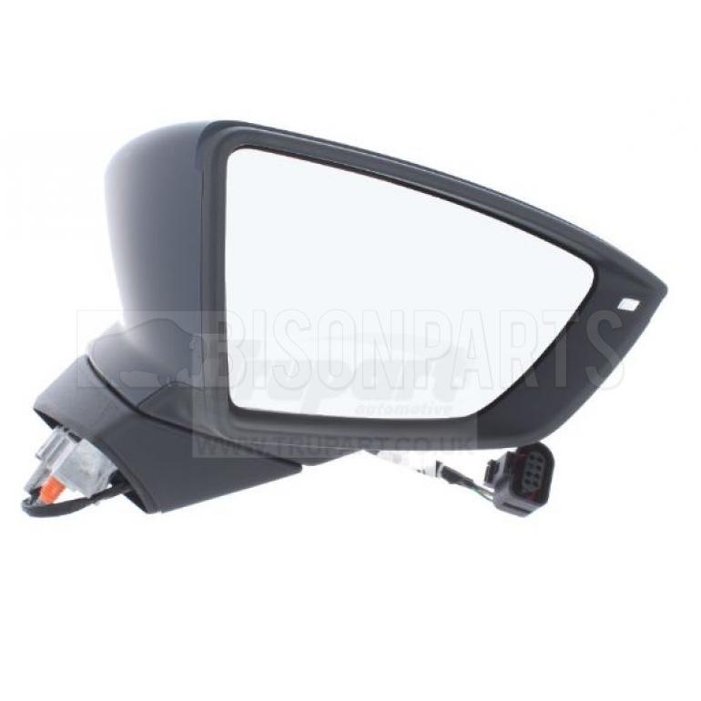 PRIMED ELECTRIC ADJUST MIRROR HEAD DRIVER SIDE RH
