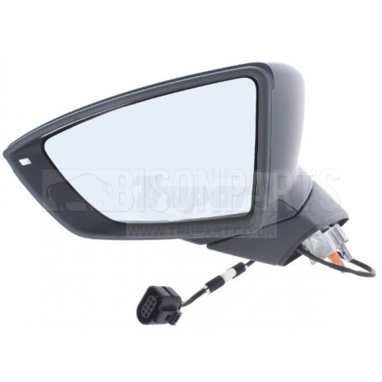 PRIMED ELECTRIC ADJUST MIRROR HEAD PASSENGER SIDE LH