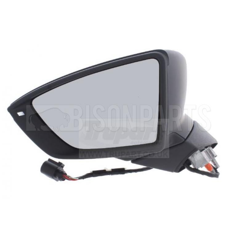 PRIMED ELECTRIC ADJUST POWER FOLDING HEATED MIRROR HEAD PASSENGER SIDE LH