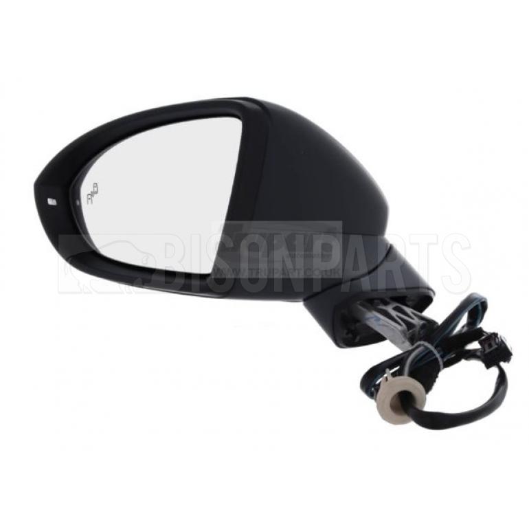 PRIMED ELECTRIC ADJUST HEATED MIRROR HEAD PASSENGER SIDE LH