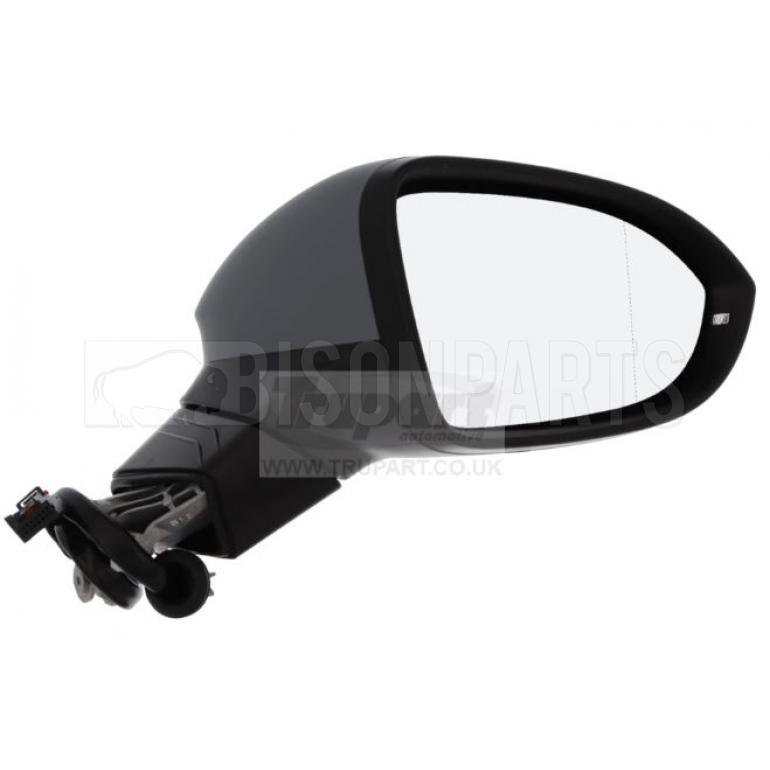 PRIMED ELECTRIC ADJUST HEATED MIRROR HEAD DRIVER SIDE RH