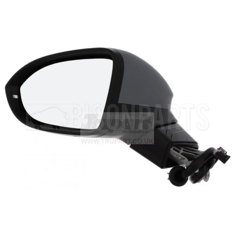 PRIMED ELECTRIC ADJUST HEATED MIRROR HEAD PASSENGER SIDE LH