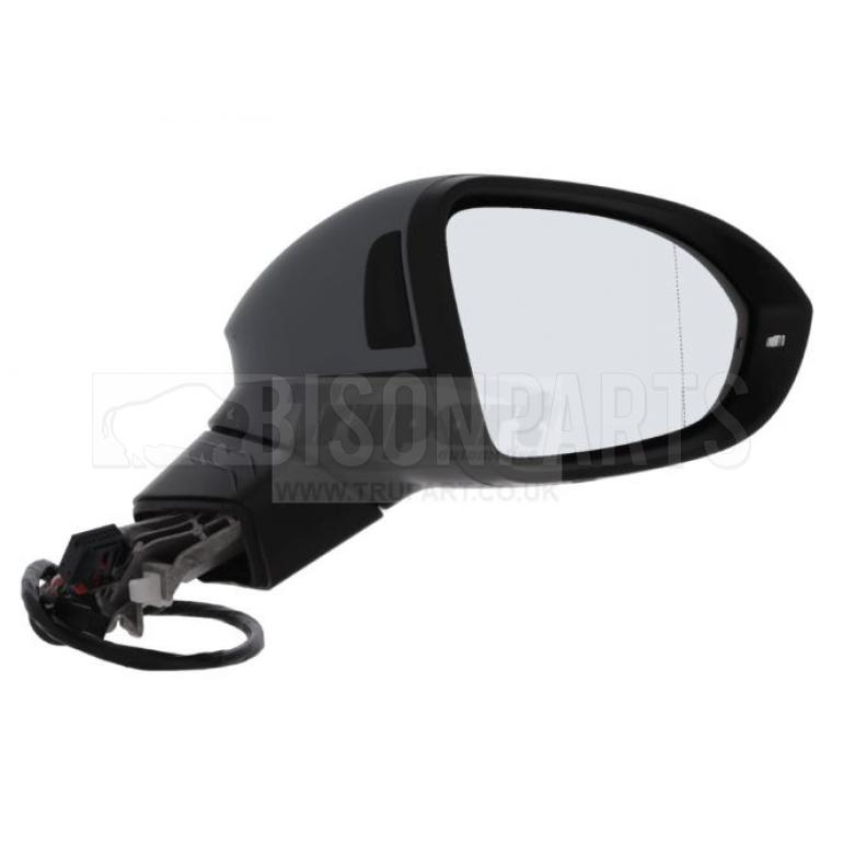 PRIMED ELECTRIC ADJUST POWER FOLDING HEATED MIRROR HEAD DRIVER SIDE RH