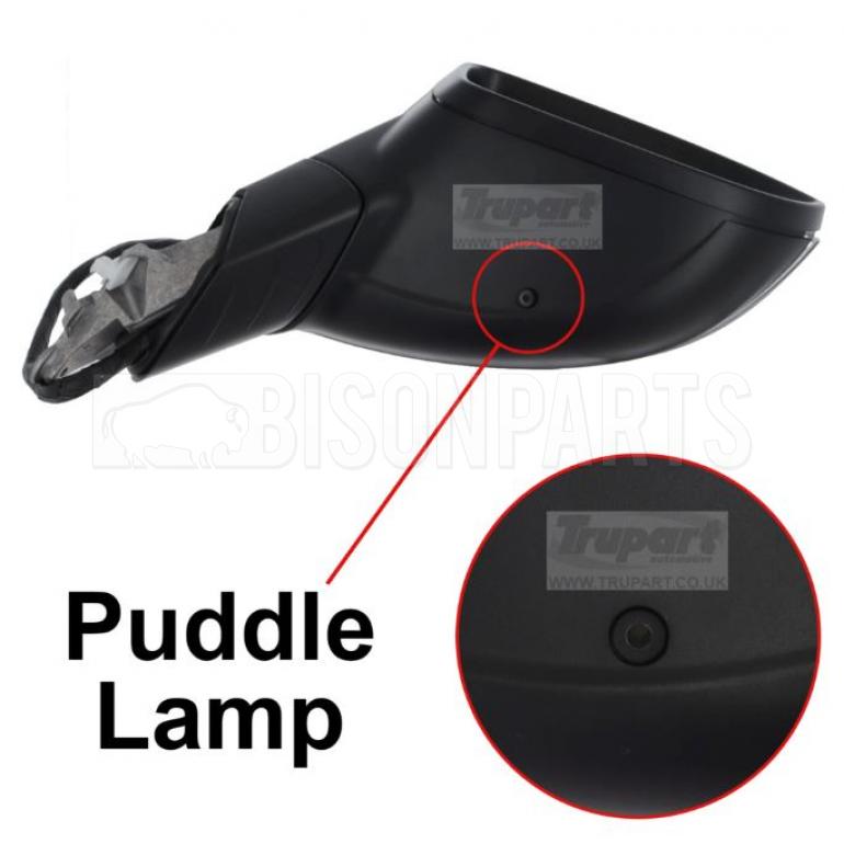 PRIMED ELECTRIC ADJUST POWER FOLDING HEATED MIRROR HEAD DRIVER SIDE RH