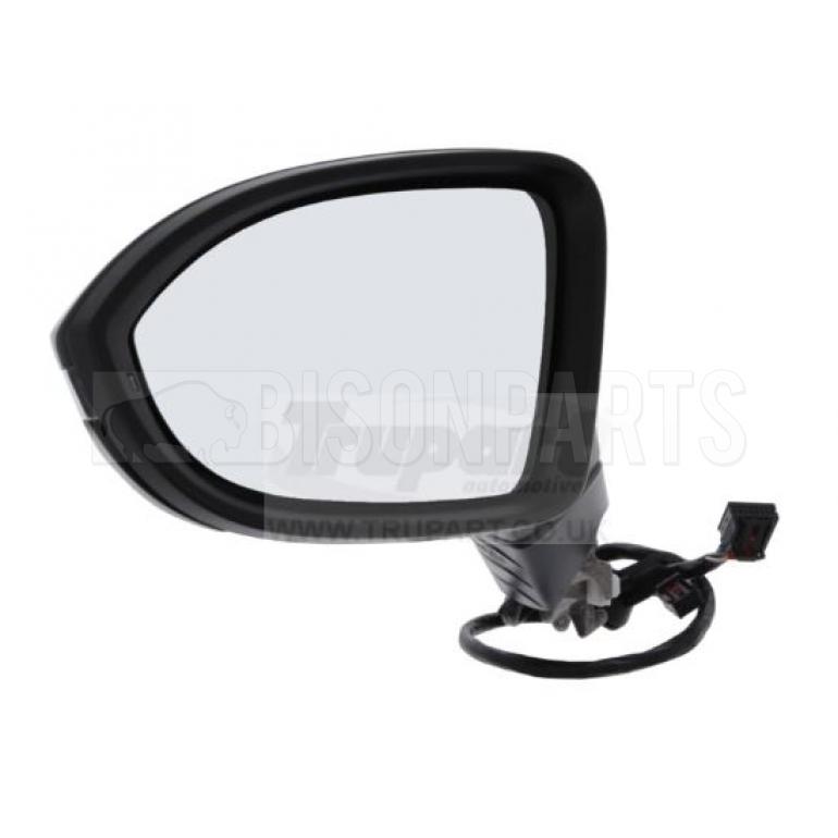 PRIMED ELECTRIC ADJUST POWER FOLDING HEATED MIRROR HEAD PASSENGER SIDE LH