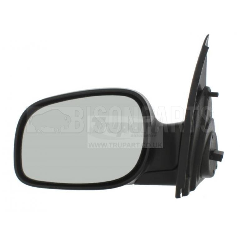 BLACK TEXTURED ELECTRIC ADJUST HEATED MIRROR HEAD PASSENGER SIDE LH