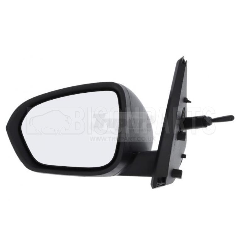 BLACK TEXTURED CABLE ADJUST MIRROR HEAD PASSENGER SIDE LH