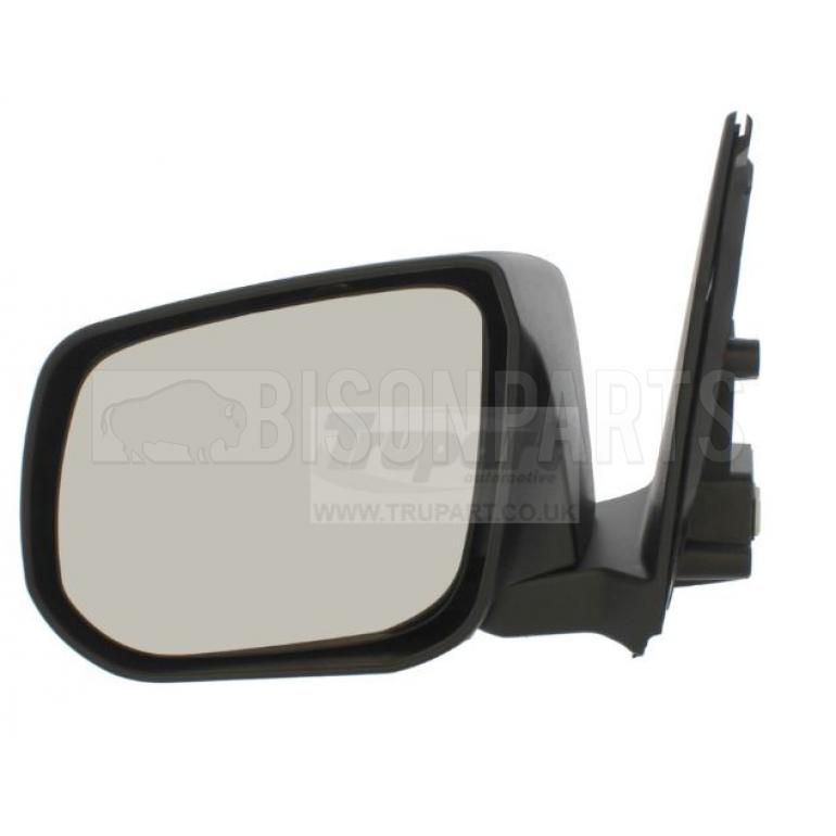 BLACK TEXTURED ELECTRIC ADJUST MIRROR HEAD PASSENGER SIDE LH