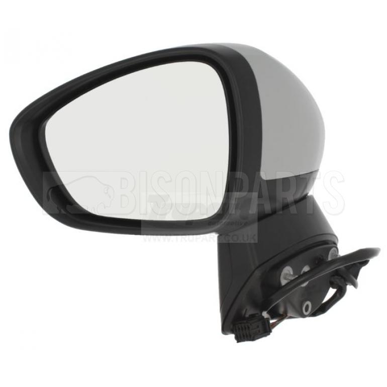 PRIMED ELECTRIC ADJUST HEATED MIRROR HEAD PASSENGER SIDE LH
