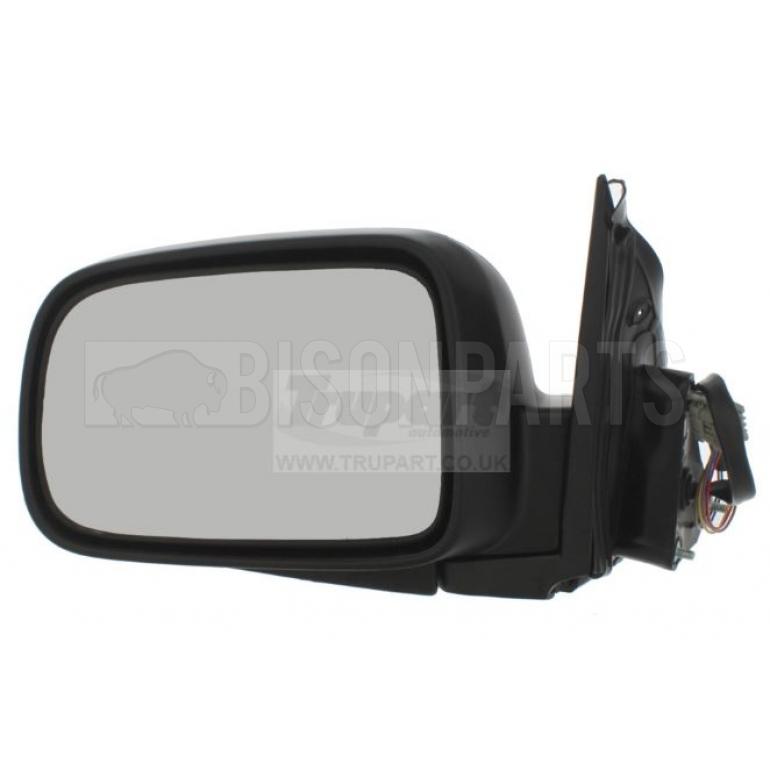 BLACK ELECTRIC ADJUST HEATED MIRROR HEAD PASSENGER SIDE LH