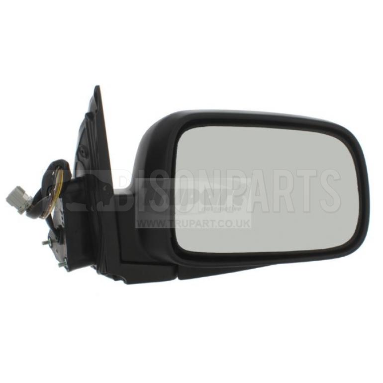 BLACK ELECTRIC ADJUST POWER FOLDING HEATED MIRROR HEAD DRIVER SIDE RH
