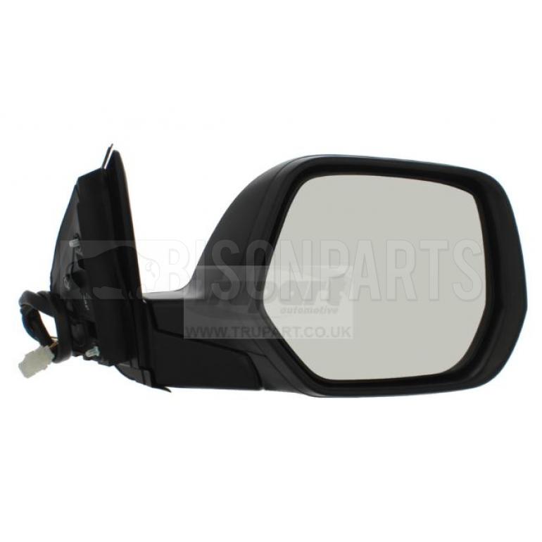 BLACK ELECTRIC ADJUST HEATED MIRROR HEAD DRIVER SIDE RH