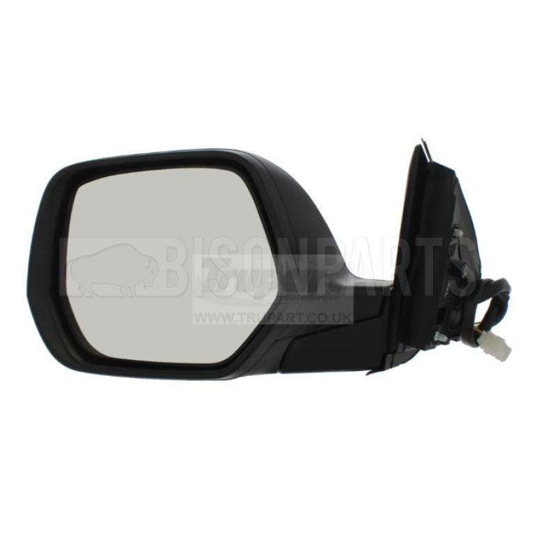 BLACK ELECTRIC ADJUST HEATED MIRROR HEAD PASSENGER SIDE LH