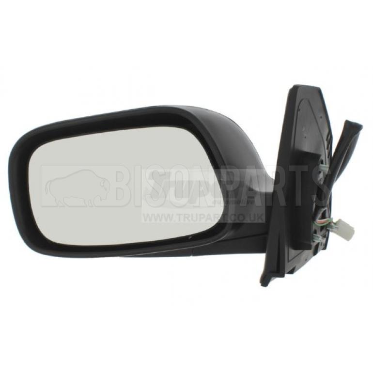 BLACK ELECTRIC ADJUST MIRROR HEAD PASSENGER SIDE LH