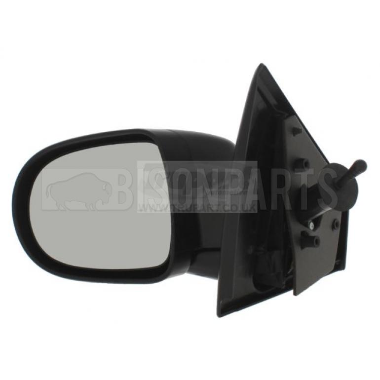 BLACK TEXTURED CABLE ADJUST MIRROR HEAD PASSENGER SIDE LH