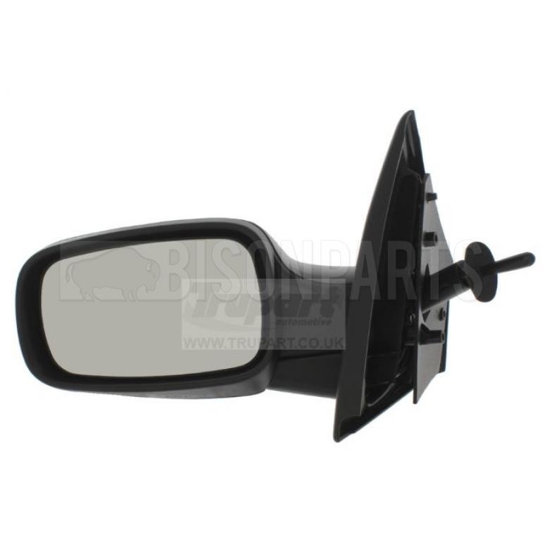 BLACK TEXTURED CABLE ADJUST MIRROR HEAD PASSENGER SIDE LH