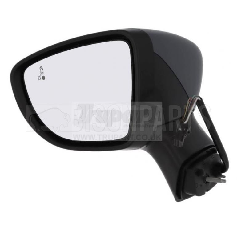 PRIMED ELECTRIC ADJUST POWER FOLDING HEATED MIRROR HEAD PASSENGER SIDE LH