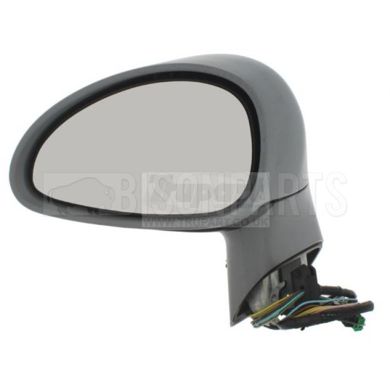 PRIMED ELECTRIC ADJUST CHROME GLASS HEATED MIRROR HEAD PASSENGER SIDE LH