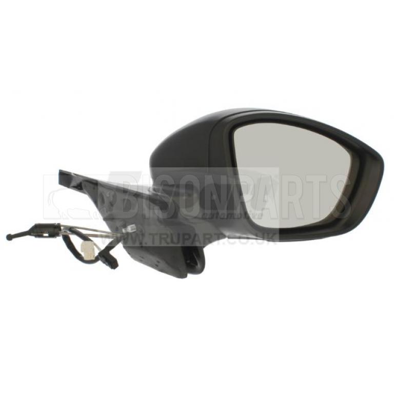BLACK TEXTURED CABLE ADJUST MIRROR HEAD DRIVER SIDE RH