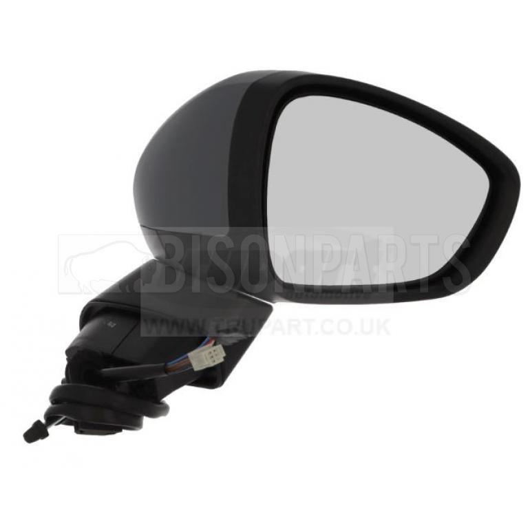 BLACK & PRIMED ELECTRIC ADJUST MIRROR HEAD DRIVER SIDE RH